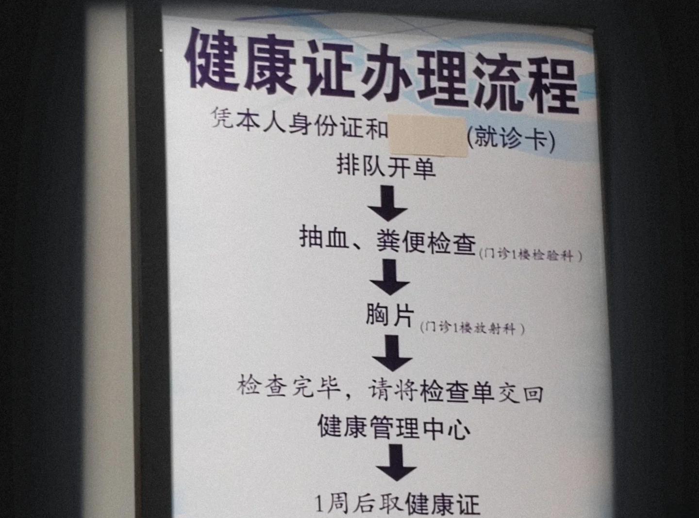 健康证办理时间